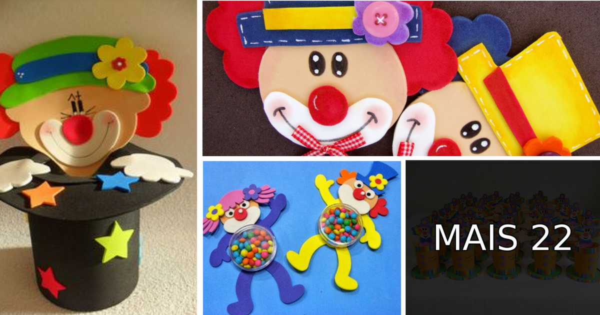 Onde Comprar Lembrancinhas de Palhaço em EVA Baratas e Personalizadas