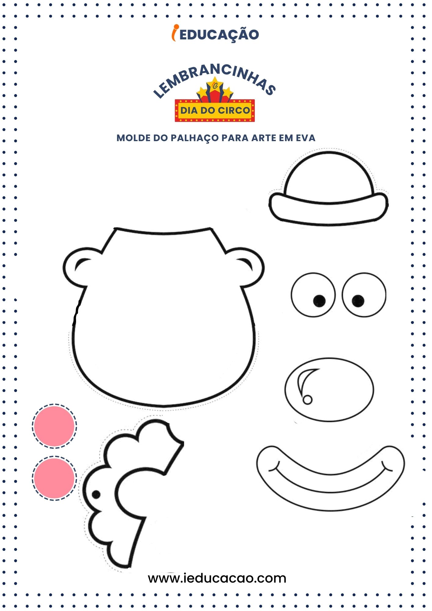 Guia Completo de Materiais para Artesanato em EVA de Palhaço