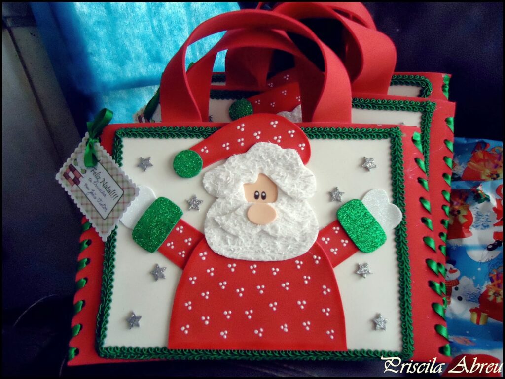 lembrancinhas papai noel em eva