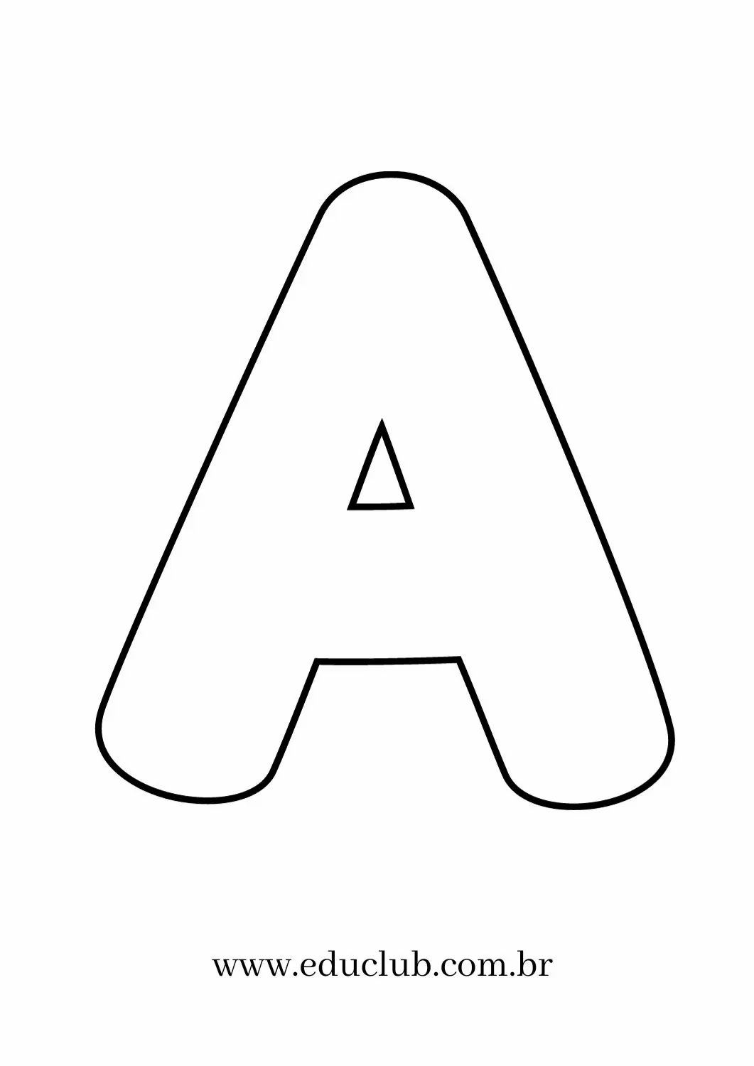 moldes de letras grandes