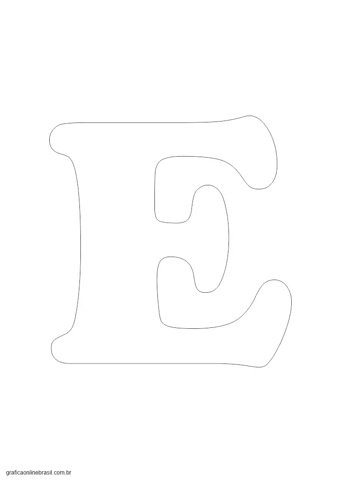 Molde de letras cursivas para imprimir