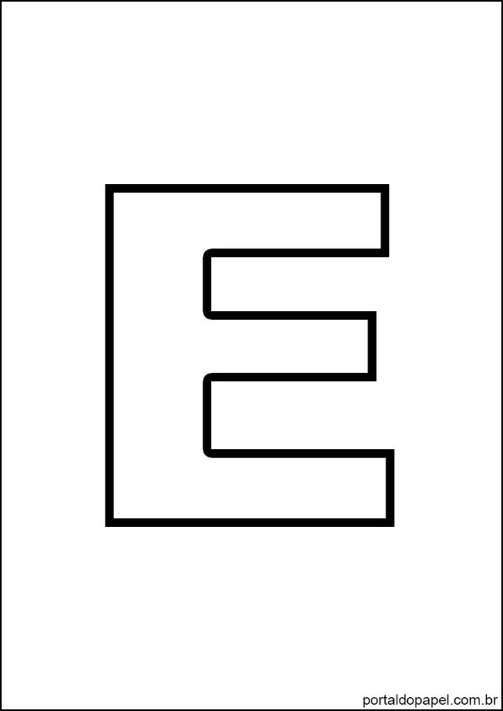 Molde de letras para feltro