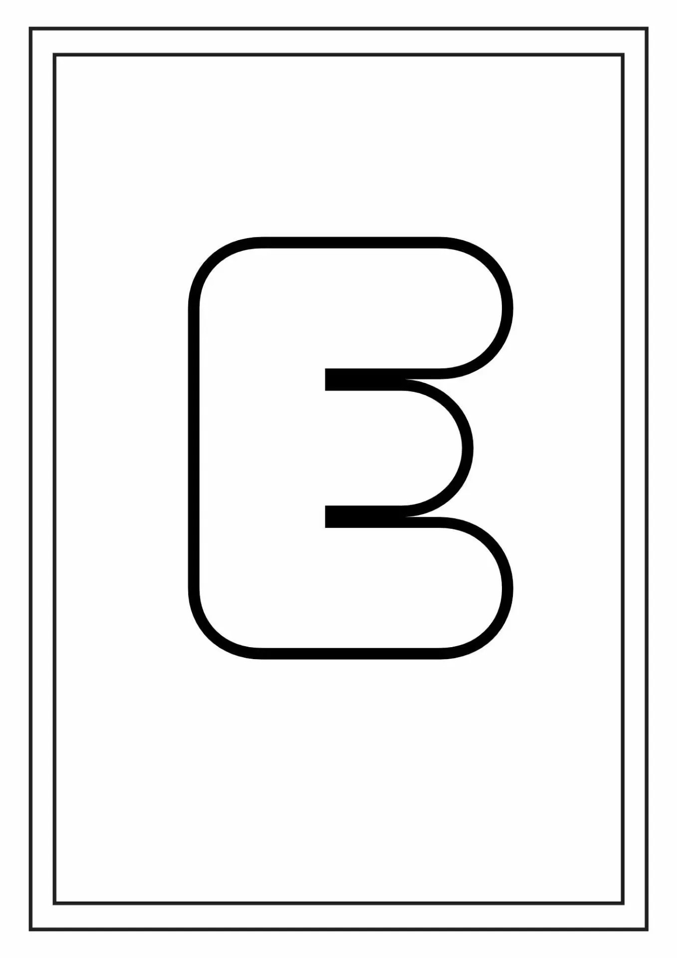 Molde de letras para artesanato