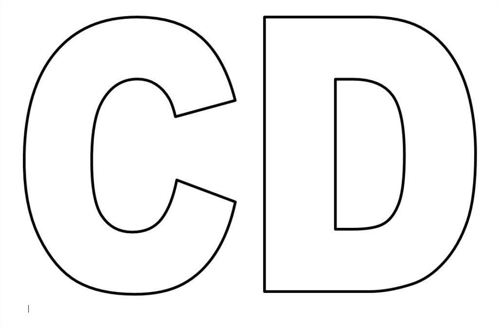 moldes de letras para EVA