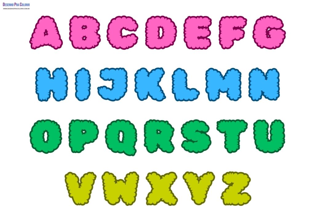 alfabeto colorido para imprimir grátis