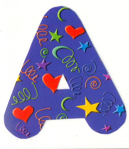 letras coloridas para convites