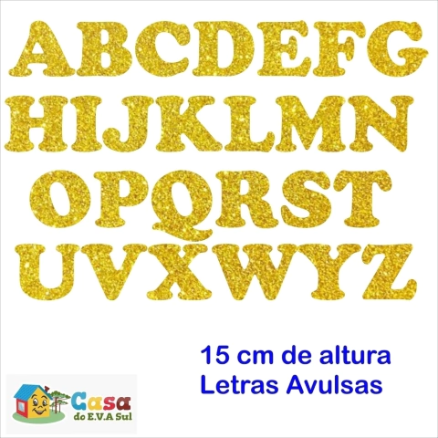 Moldes de letras EVA cursivas
