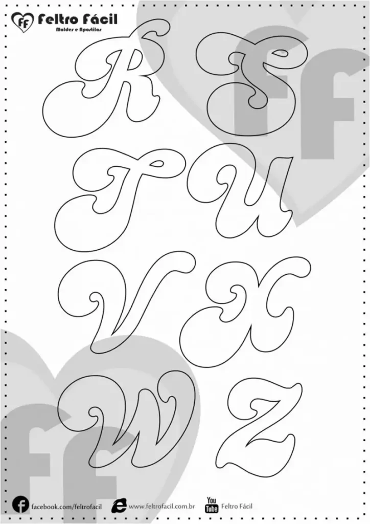 como evitar erros ao cortar letras feltro