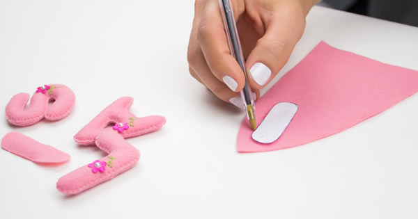 como vender letras em feltro e lucrar