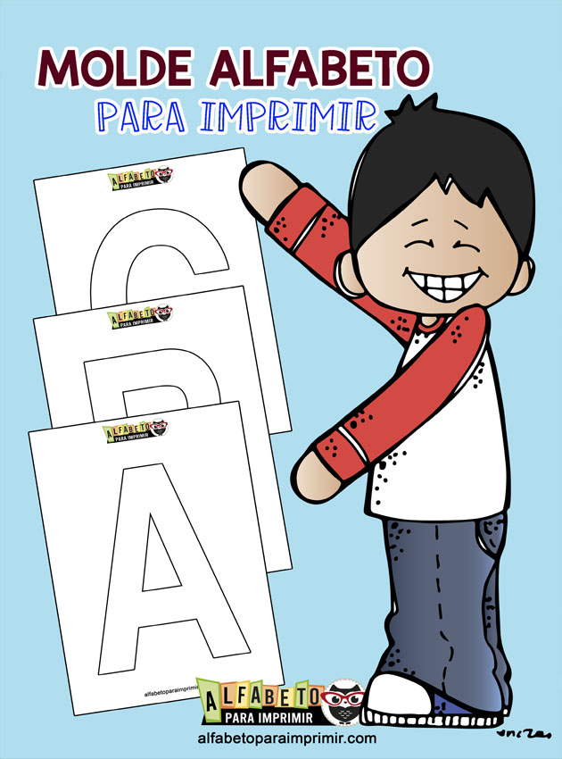 letras grandes para imprimir e recortar