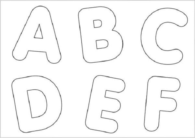 como fazer letras em EVA para festa