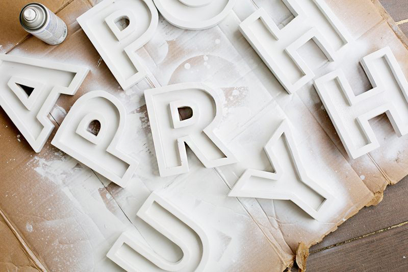 letras mdf ou led qual melhor para quarto