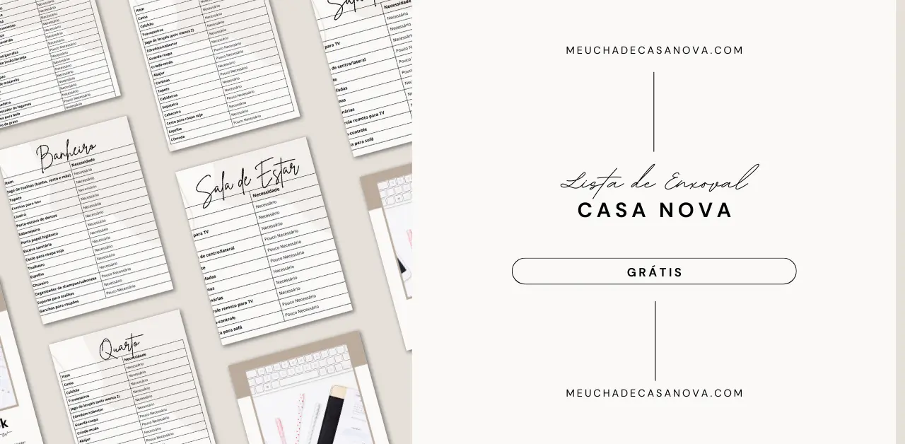 lista de chá de casa nova pdf grátis