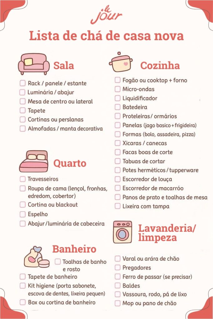 lista de chá de casanova pronta para imprimir
