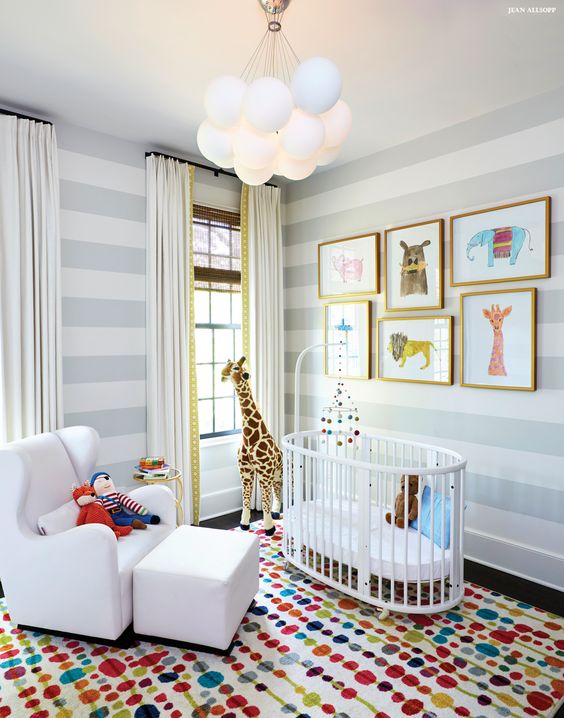 ideias de lustre para quarto de bebê masculino