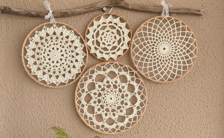 mandalas de crochê grandes