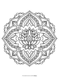 mandala para pintar