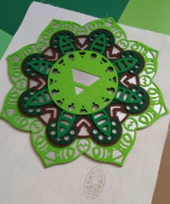 ideias criativas mandalas feltro decoração casa