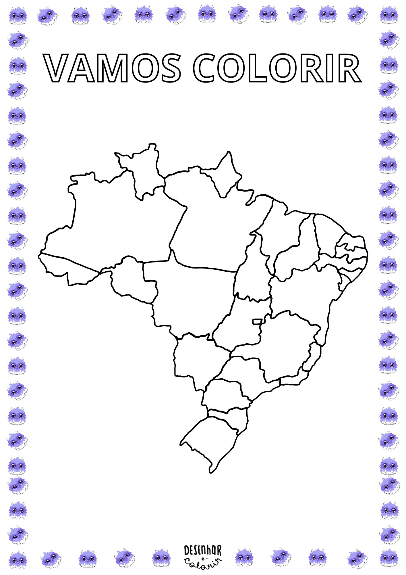 mapa do brasil em branco para preencher