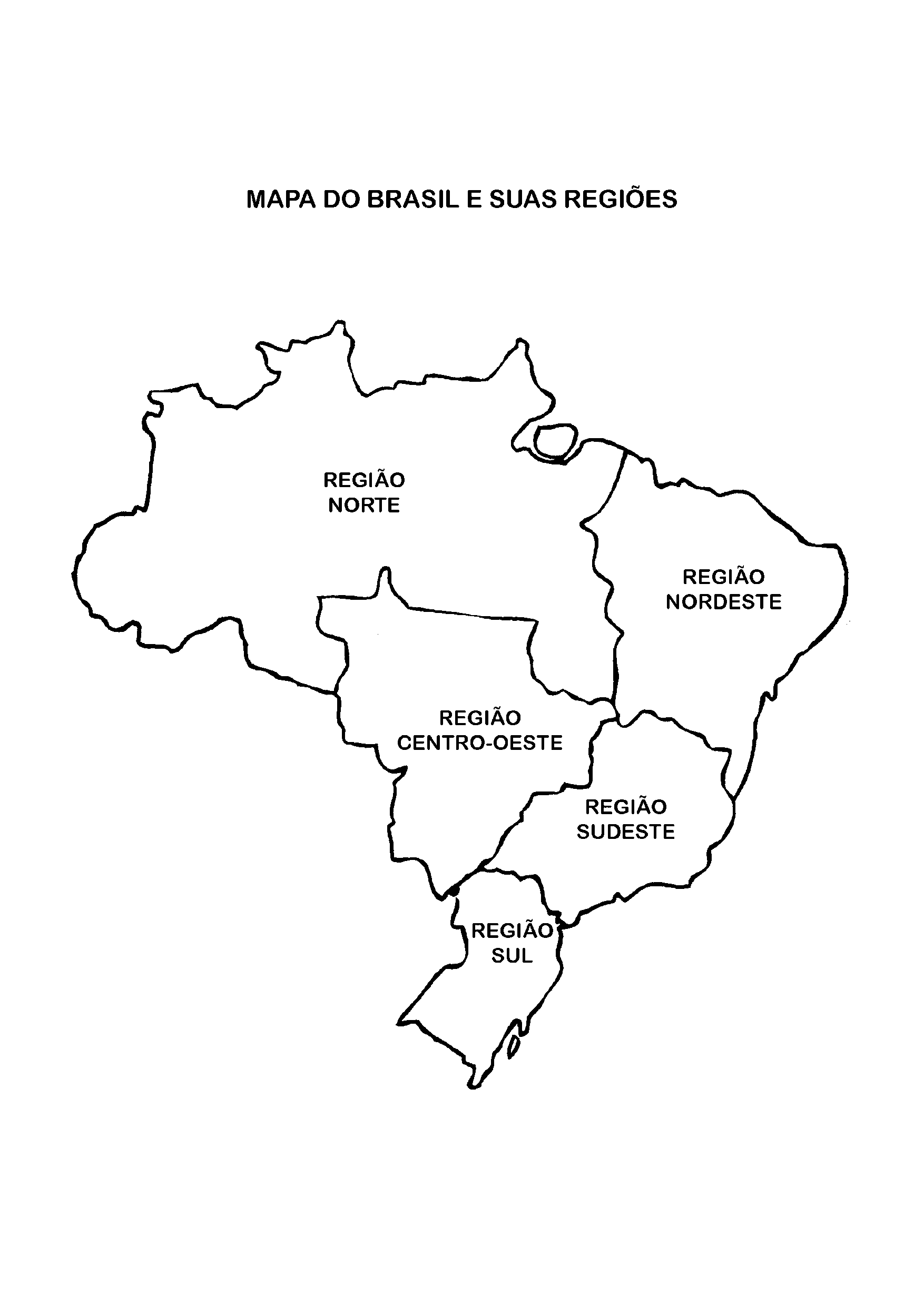 mapa do brasil para atividades escolares