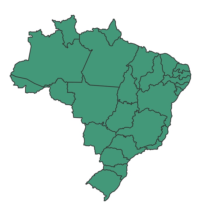 mapa do brasil para projetos de geografia