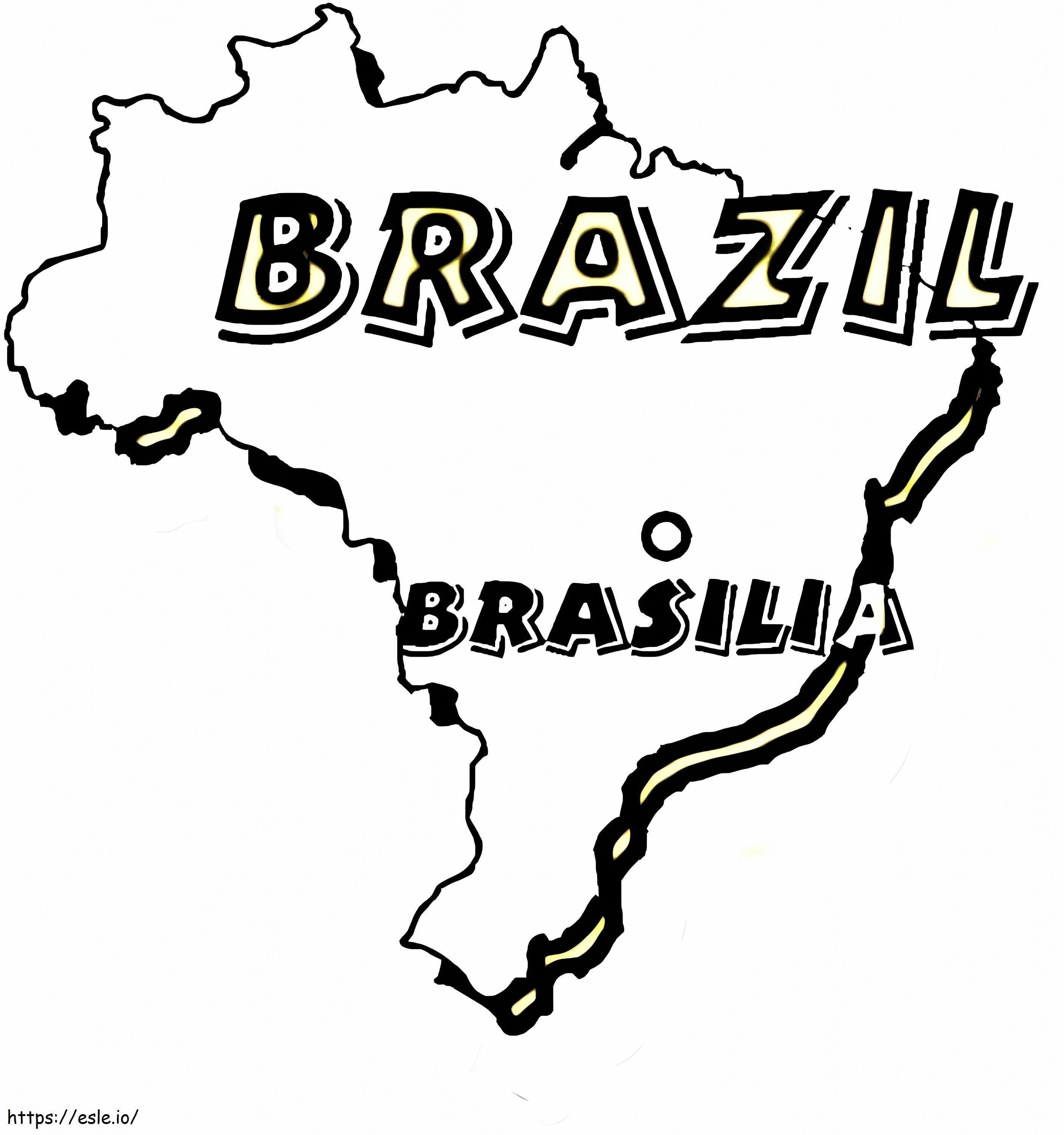 mapa do brasil para colorir com bacias hidrograficas