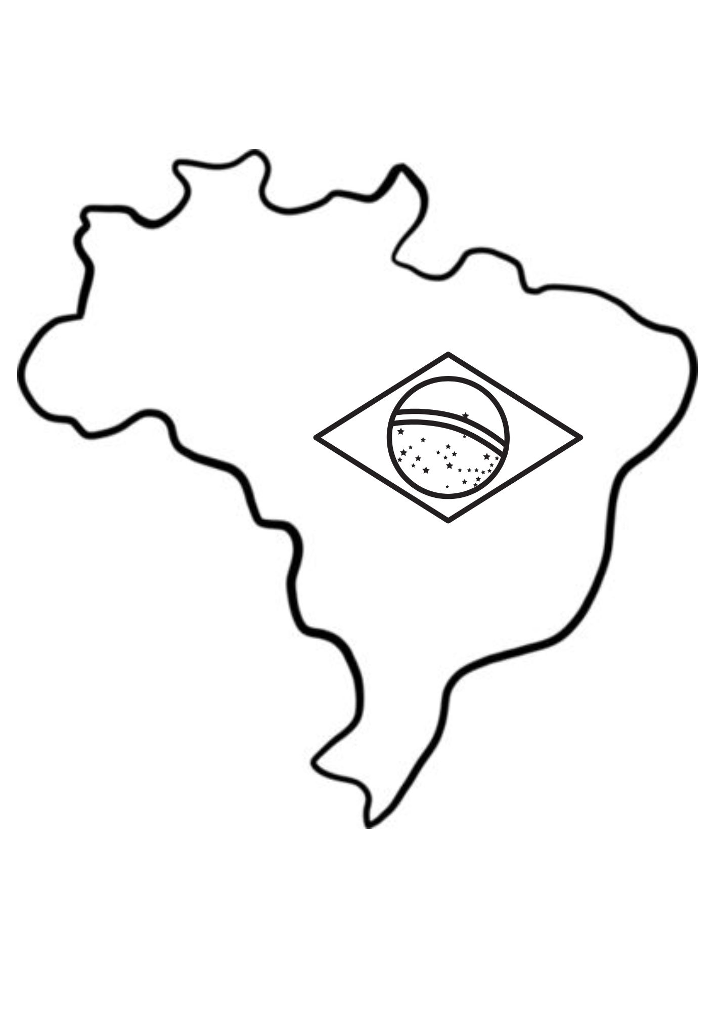 mapa do brasil para colorir pdf