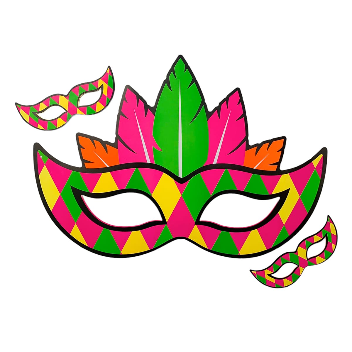 ideias de desenhos para máscaras de carnaval