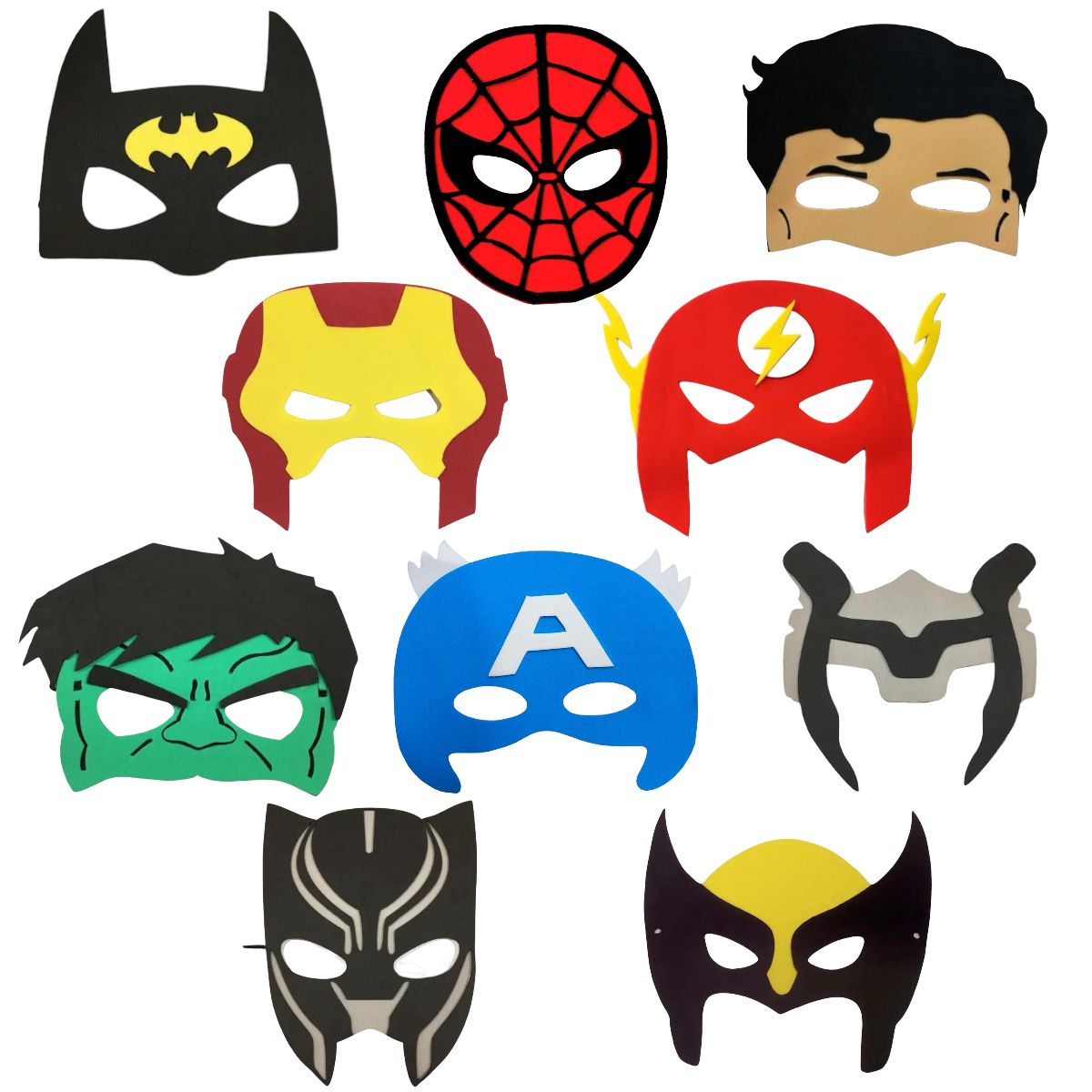 Máscara de carnaval infantil masculina