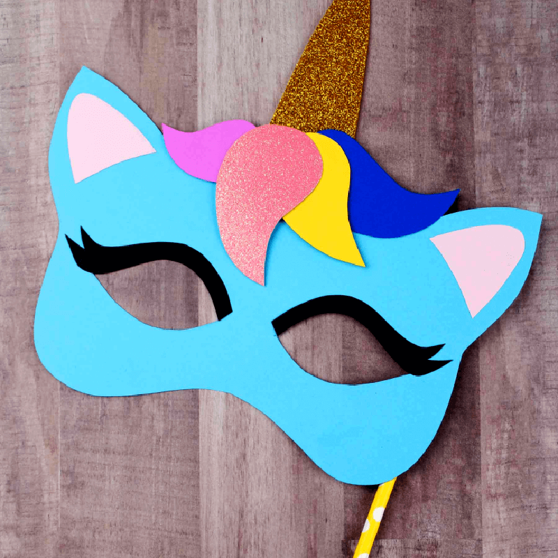 Máscara infantil carnaval veneziana