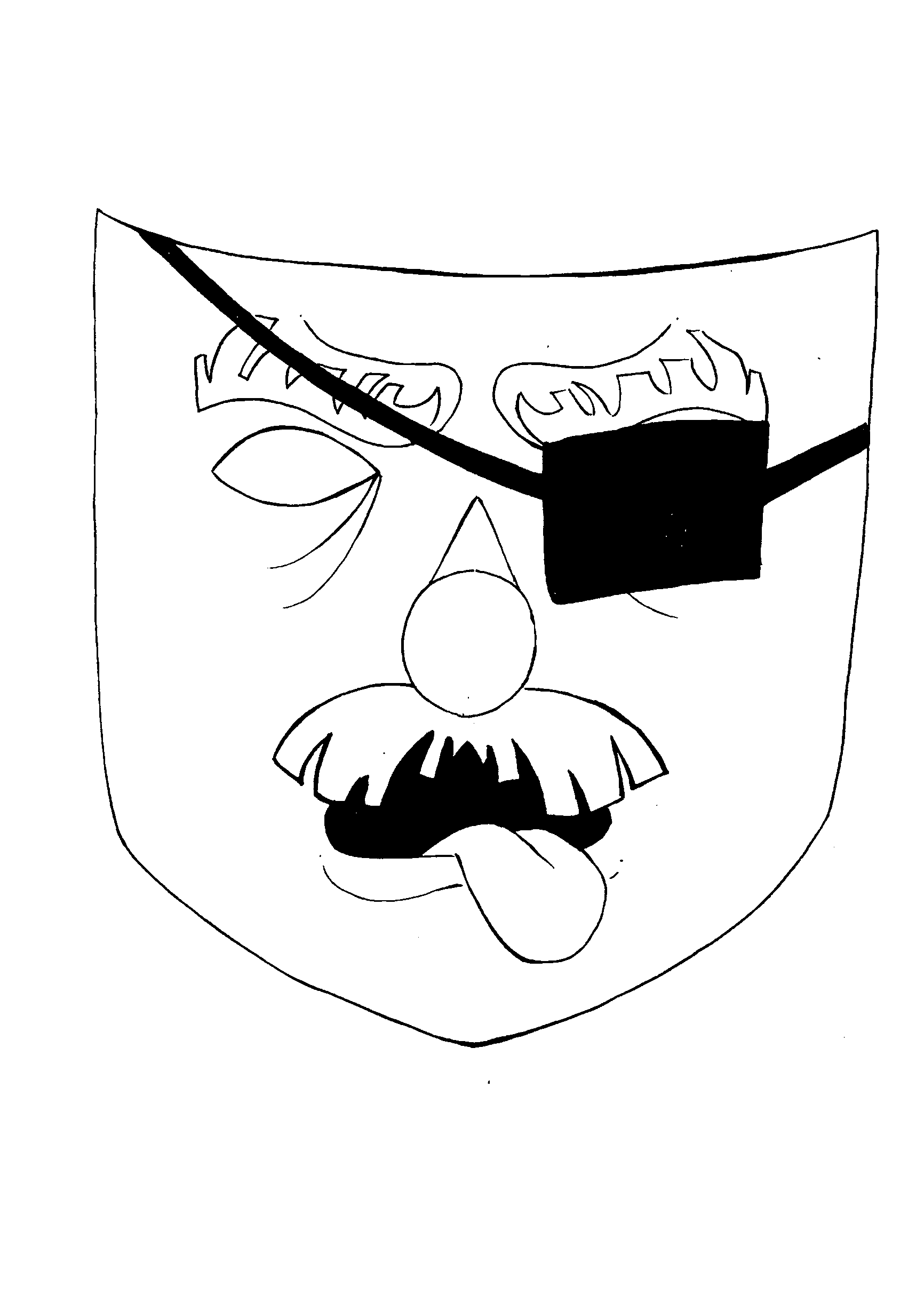 máscara de carnaval fácil de fazer e desenhar