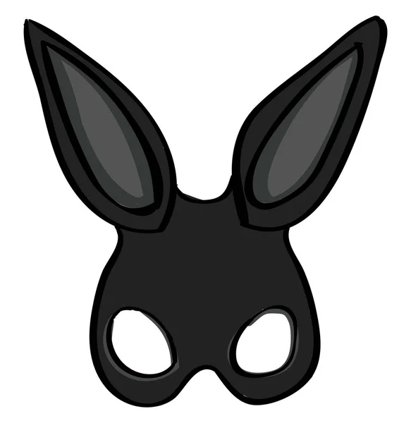 Máscara de coelho com óculos para imprimir