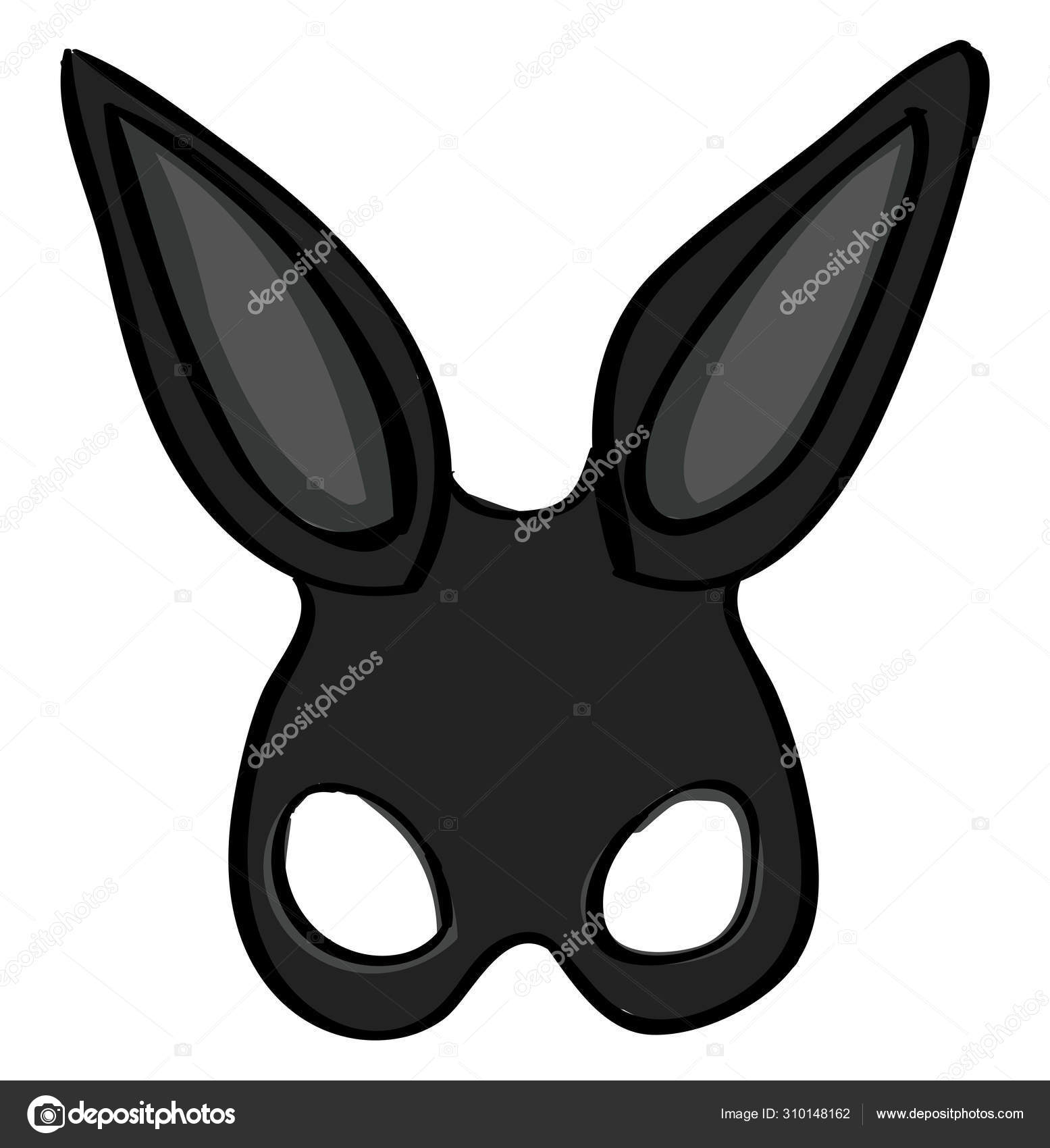 máscara de coelho para festa infantil