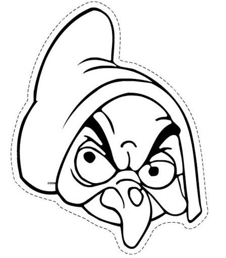 máscaras de halloween para imprimir e colorir