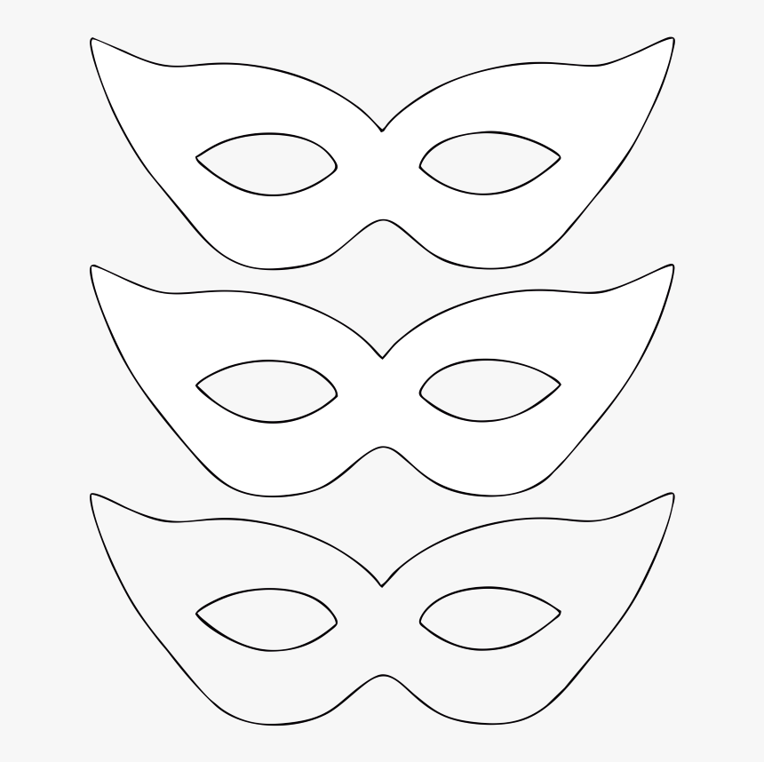 máscara de papel 3D para imprimir