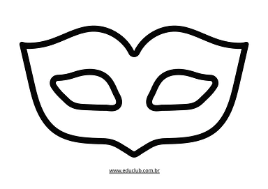 máscaras de carnaval para imprimir grátis
