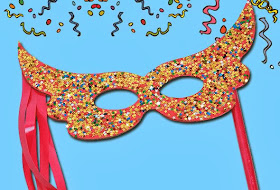 máscaras de carnaval passo a passo