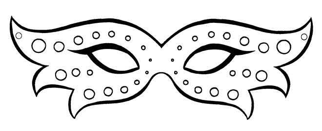 máscaras de carnaval infantis para imprimir
