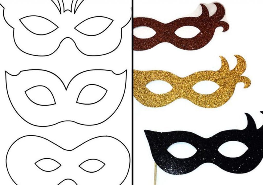 como fazer máscaras de carnaval em casa