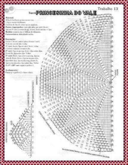 Meia de crochê para bebês com gráficos