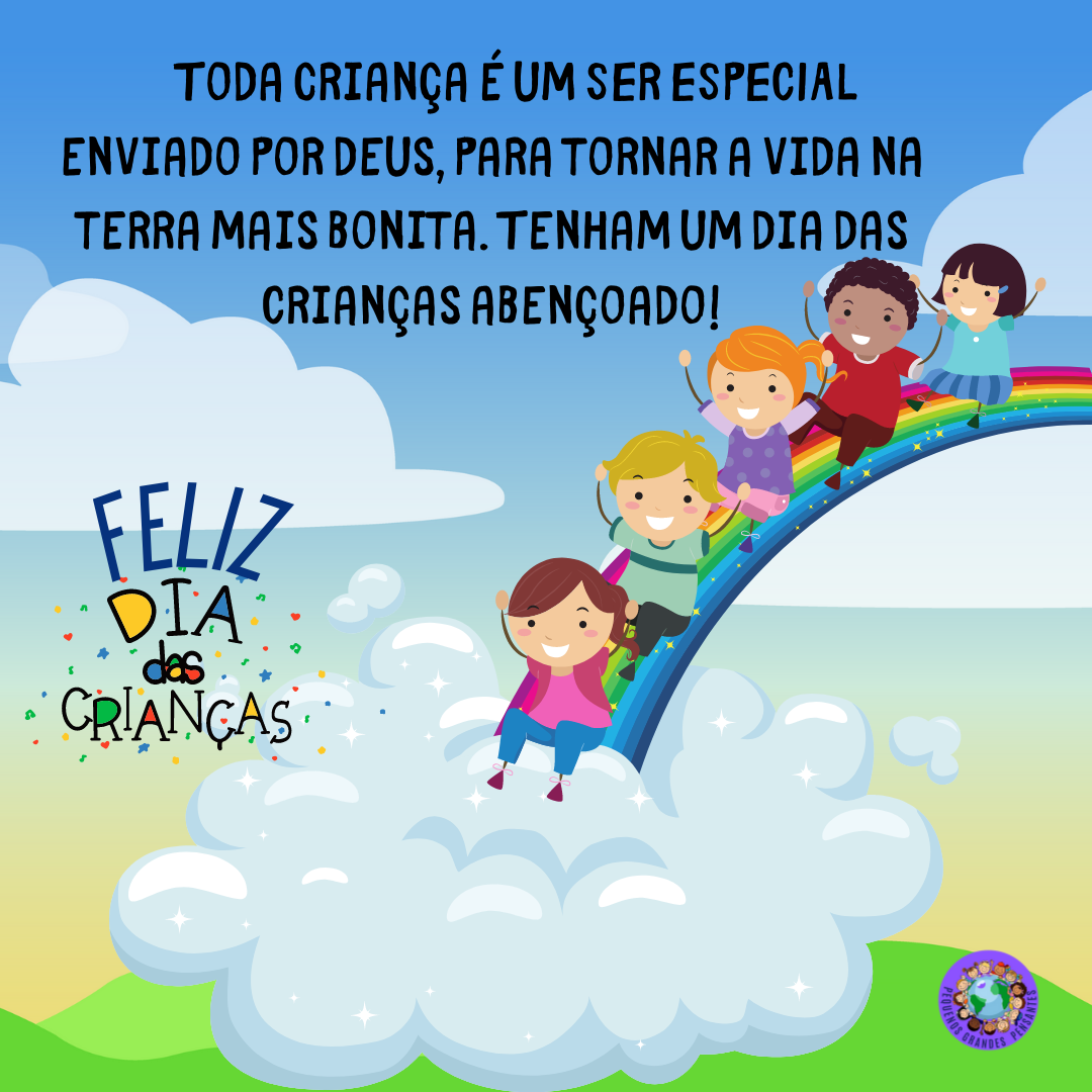cartões dia das crianças para imprimir e colorir