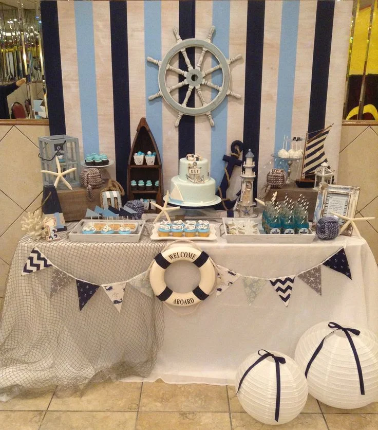 erros comuns ao montar mesa cha bebe marinheiro