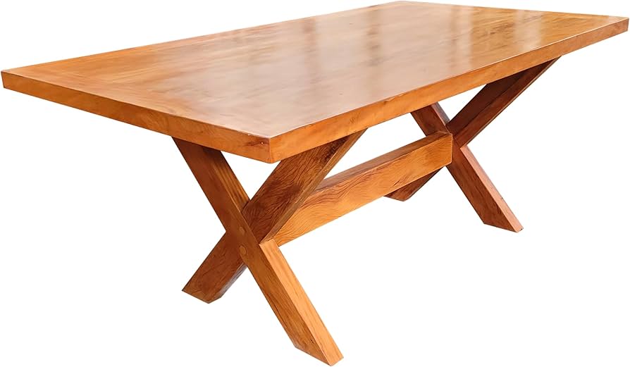 mesa madeira rústica vs mesa industrial