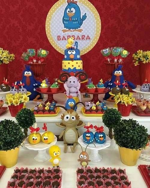 erros comuns decoração mesa galinha pintadinha