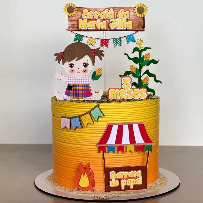 mesversario menino festa junina
