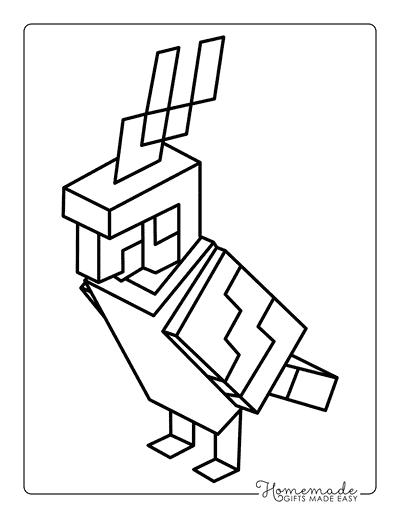 minecraft para colorir