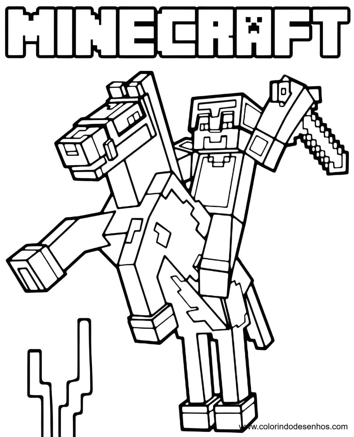 preço de livros e kits de colorir minecraft
