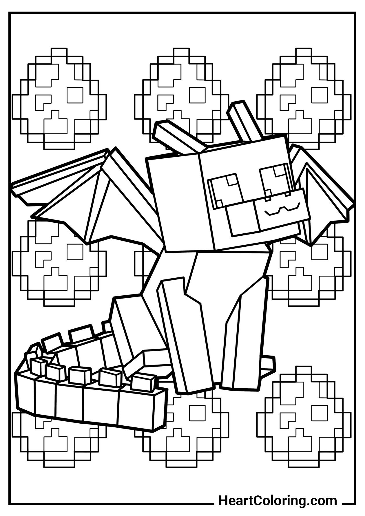 melhores desenhos minecraft para colorir grátis