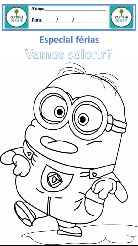 desenhos de minions vs outros personagens para colorir