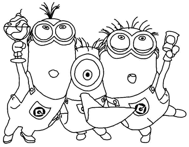 minions para colorir grátis